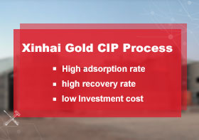 Procédé de pulpe de carbone CIP d’or de Xinhai