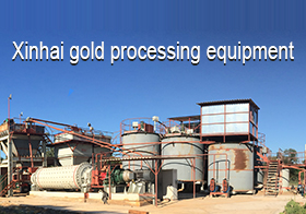 Equipements pour le procédé de traitement de minerai d’or de Xinhai