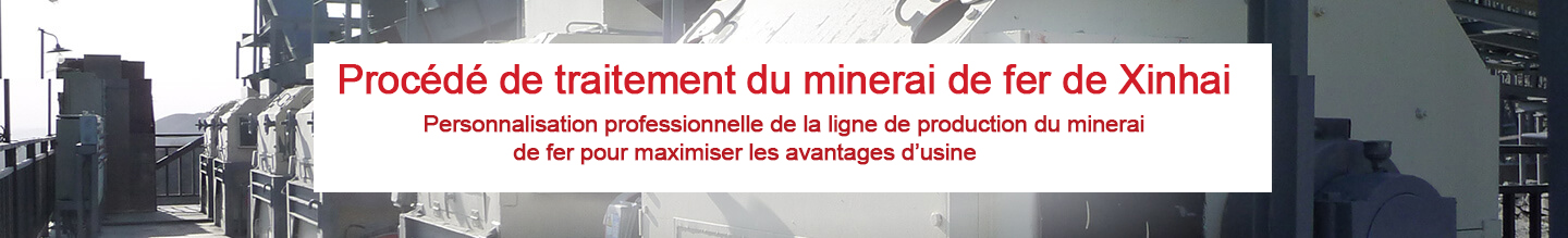 Procédé de traitement de minerai de fer magnétique fort