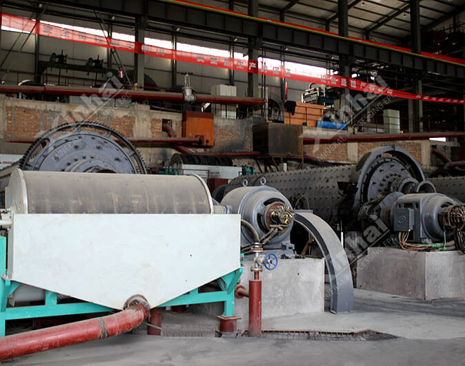 Projet de traitement du minerai de fer 1200t/j à Shanxi